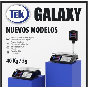 Bascula 40 Kilos Galaxy Pro TEK Torre